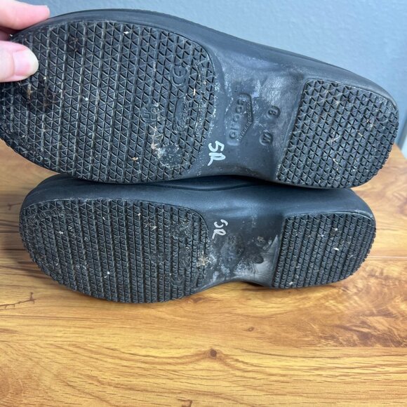 Crocs Neria Pro II Slip On Work Clogs‎ Womens Size 9 205384 Black Rubber Wedge - Picture 8 of 8